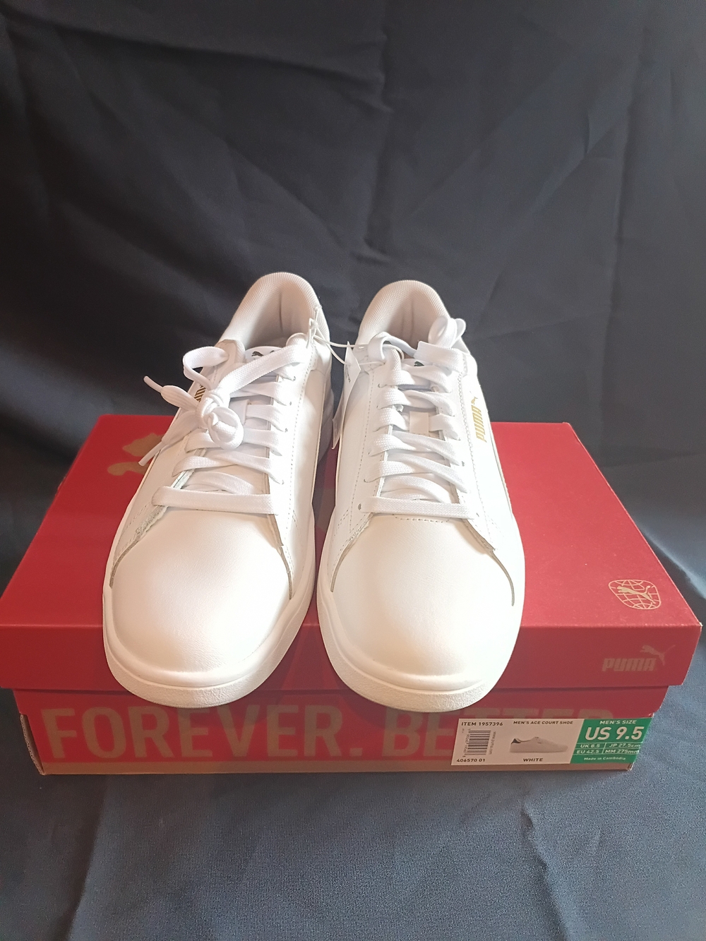 PUMA Men's White Casual Sneakers